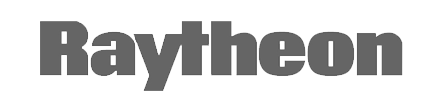 Raytheon black and white logo