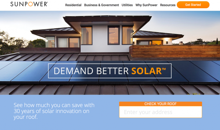 sunpower homepage