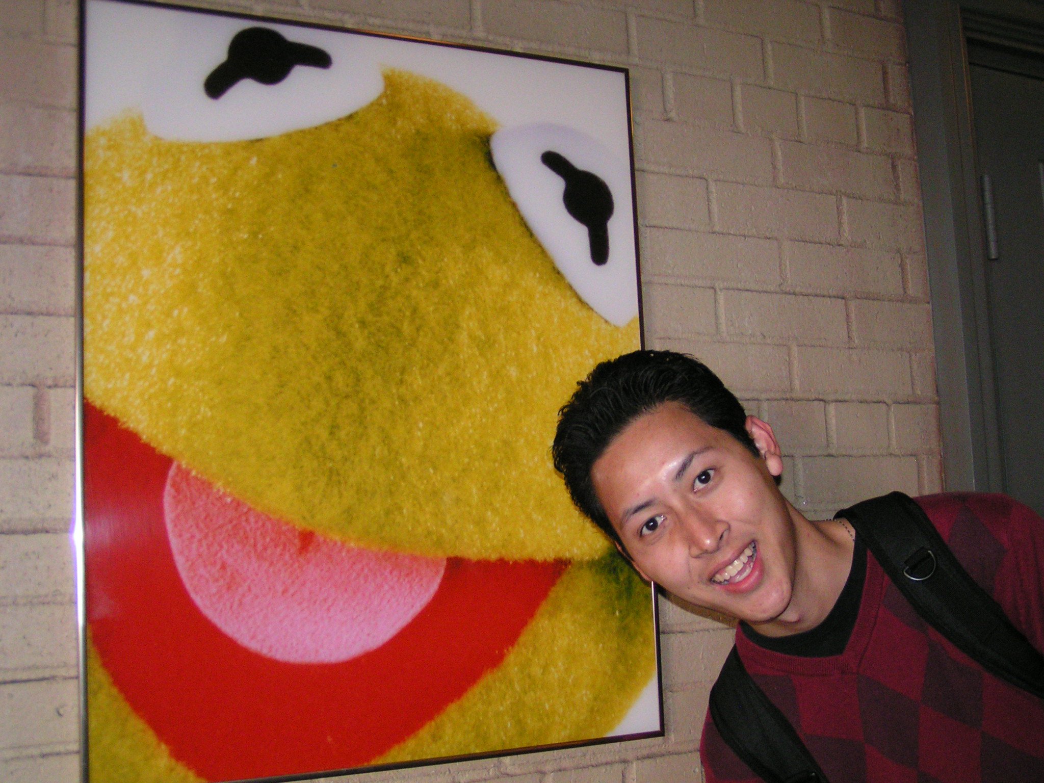 John Nguyen with Kermit Portrait