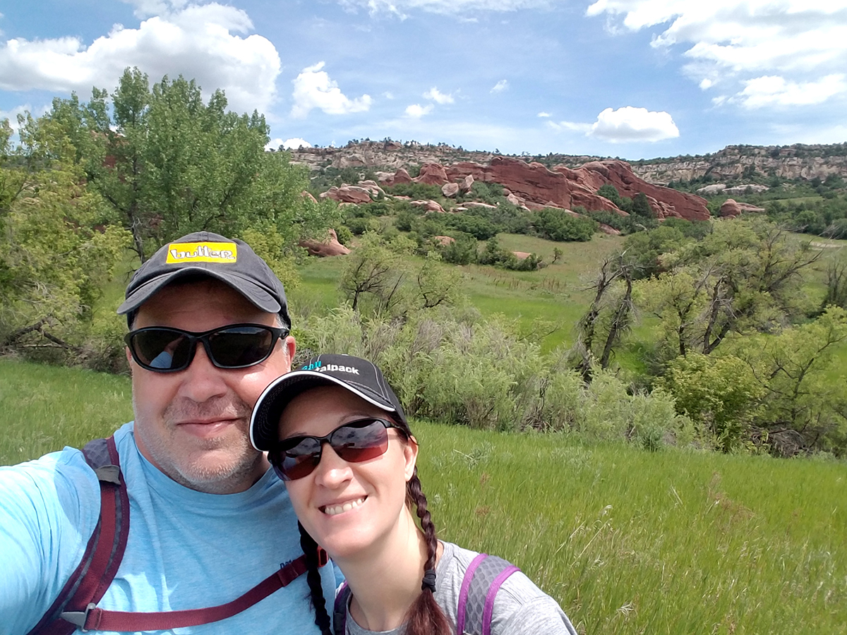 ryan nelson and his wife exploring the outdoors