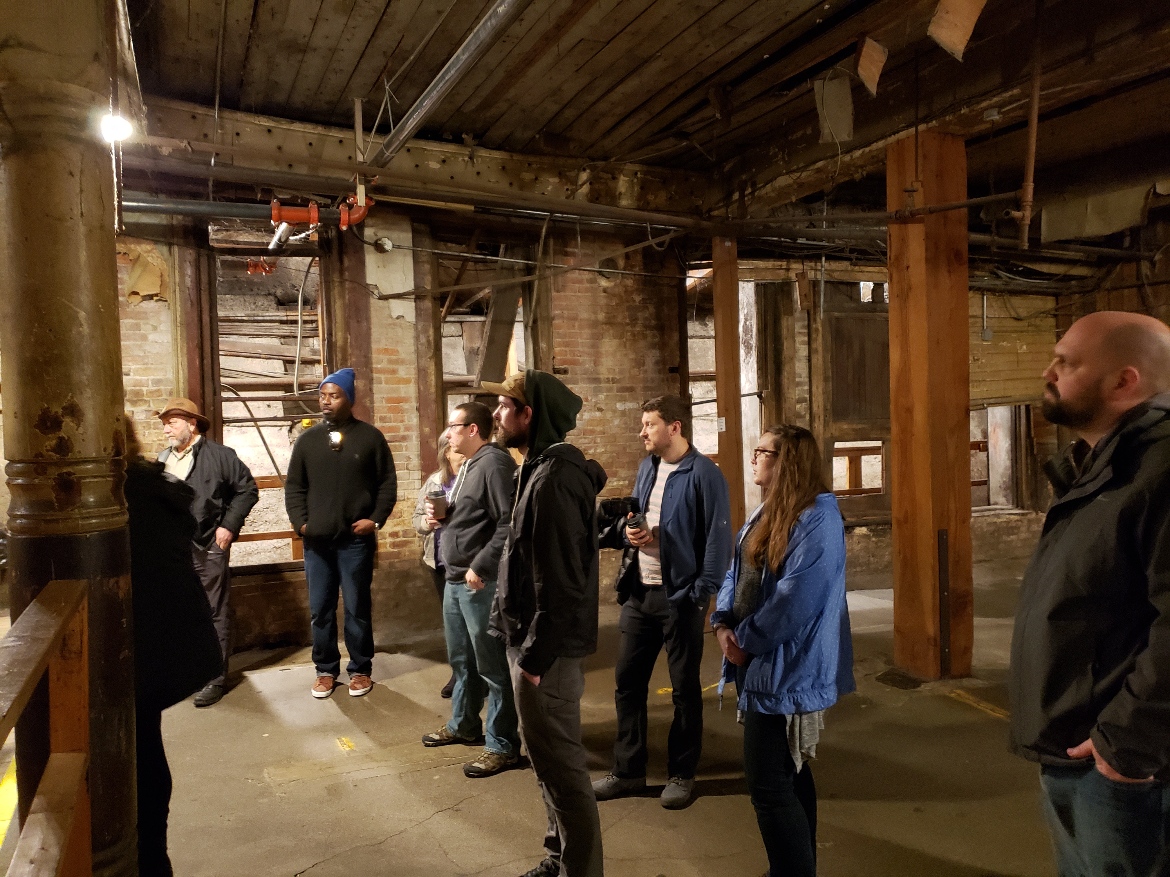 Hook 42 team on Seattle underground tour