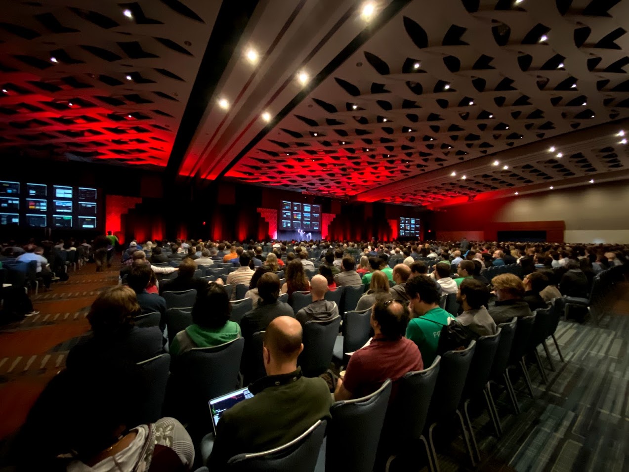 attendees sitting during ATO keynote