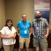 hook 42's danita jonathan and adam at drupal camp asheville