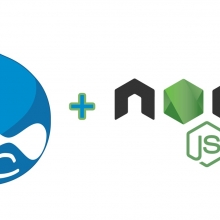 Drupal and Node logos