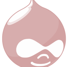 Pink Drupal Logo