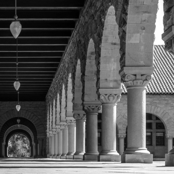 Stanford University Exterior Hallway