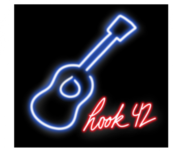 neon guitar hook 42