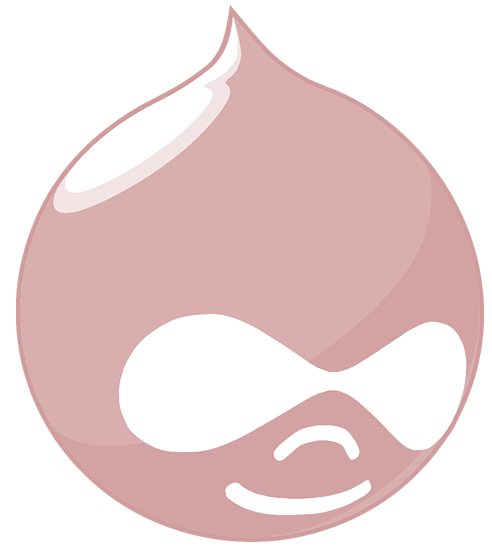 Pink Drupal Logo