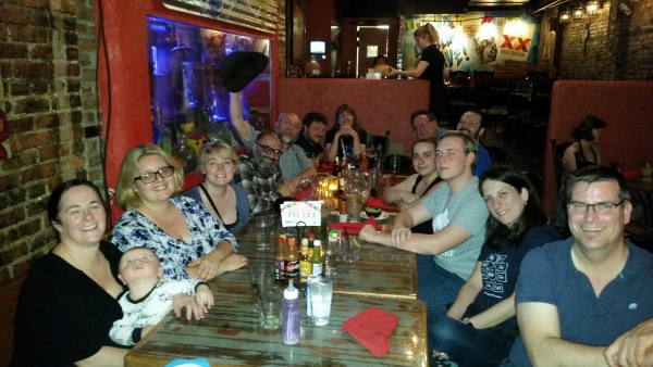 Hook 42's team dinner at Blue Agave during DrupalCon Baltimore