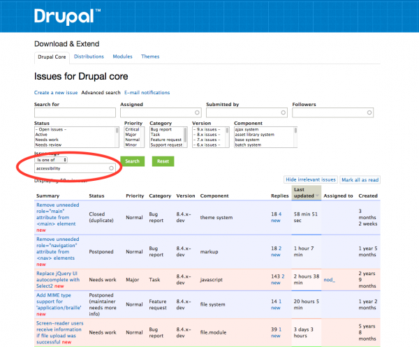 Drupal Issue Queue