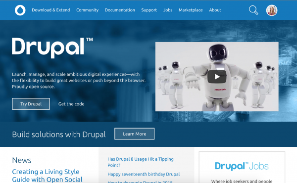 Drupal Home Page