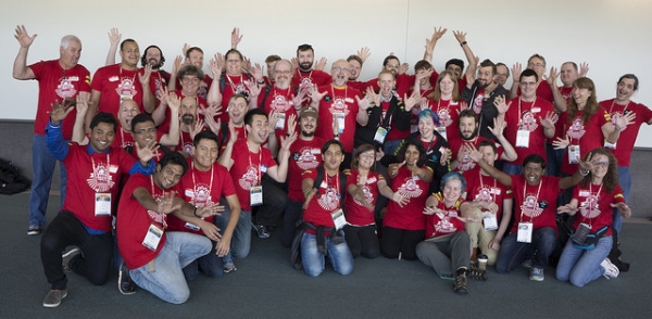 DrupalCon LA mentor group photo