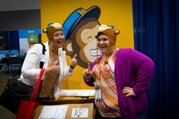 DrupalCon LA Mailchimp monkey hats