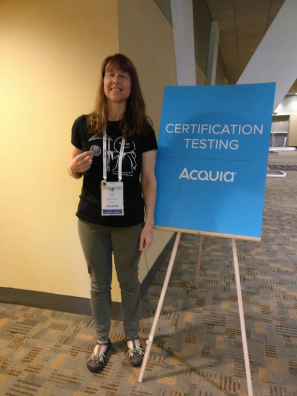 Kristen Pol earns her Grand Master Certification at DrupalCon Baltimore