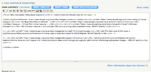 Beta Evaluation initial output